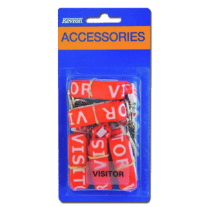 KEVRON ID1046SP5 Printed Breakaway Nylon Lanyard - VISITOR