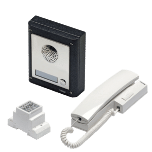 VIDEX 4K Series Surface Mounted Audio Kit c/w 3011 Handset - 1 Way