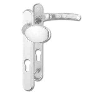 HOPPE Atlanta UPVC Lever / Moveable Pad Door Furniture 77G/3831N/1710 - 92mm Centres White