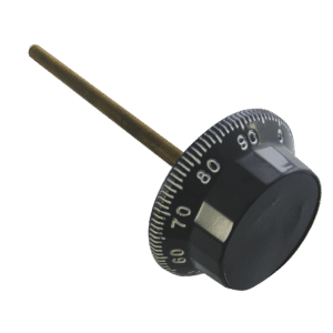 SARGENT & GREENLEAF D017 & D300 Front Reading Safe Dial - BLK Standard Diameter