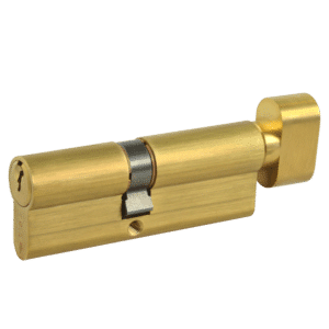 CISA C2000 Euro Key & Turn Cylinder - 90mm 40/T50 (35/10/T45) KD PB
