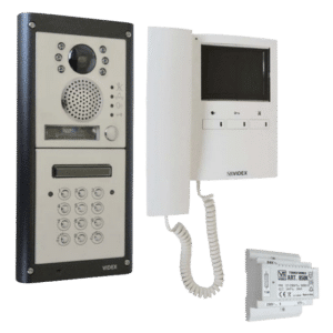 VIDEX 4K Video 1 Way Intercom Kit With Keypad - Colour