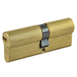 CISA Astral Euro Double Cylinder - 80mm 40/40 (35/10/35) KD PB