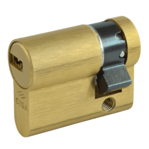 CISA Astral Euro Half Cylinder - 40mm (30/10) KD PB