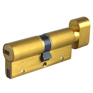CISA Astral S Euro Key & Turn Cylinder - 80mm 45/T35 (40/10/T30) KD PB