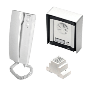 VIDEX 8K1 Audio 1 Way Intercom Kit With 3111 Handset - Surface