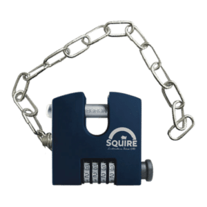 SQUIRE SHCB Sliding Shackle Combination Padlock - 65mm c/w Chain