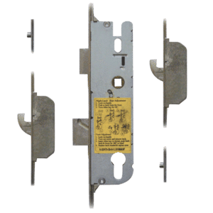GU Lever Operated Latch & Deadbolt Split Spindle - 2 Hook 2 Outboard Roller - 35/92
