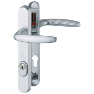 HOPPE Atlanta TS007 (2 Star) Door Furniture PAS24 92mm Centres 122mm Screw Centres - Silver (Suits 70mm Thick Door)