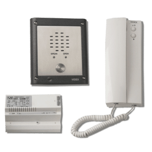 VIDEX 4K Series Audio 1 Way Vandal Resistant Intercom Kit Surface - VR4K