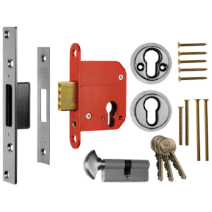 ERA 333 Fortress BS Euro Keyless Egress Key & Turn Deadlock With Cylinder - 76mm SC Boxed