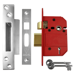 UNION J2200 StrongBOLT BS 5 Lever Sashlock - 64mm SC KD Boxed