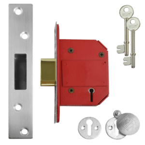 UNION J2100S StrongBOLT BS 5 Lever Deadlock - 64mm SC KD Boxed