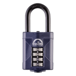 SQUIRE CP50 Series 50mm Steel Shackle Combination Padlock - CP50/1.5 38mm Long Shackle Visi