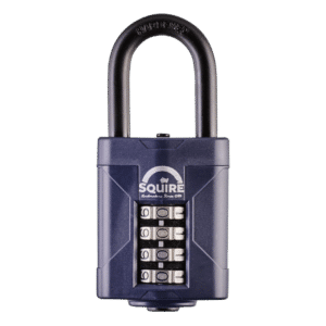 SQUIRE CP50 Series 50mm Steel Shackle Combination Padlock - CP50/1.5 38mm Long Shackle Visi