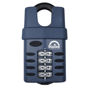 SQUIRE CP50 Series 50mm Steel Shackle Combination Padlock - CP50CS Closed Shackle Visi