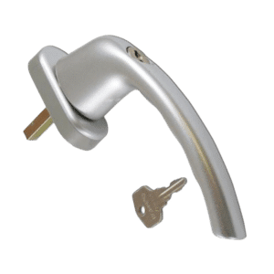 HOPPE UPVC Espag Handle Inline 0710S/U26 - Silver