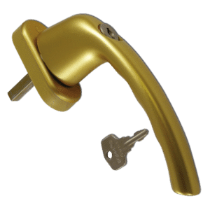 HOPPE UPVC Espag Handle Inline 0710S/U26 - Gold
