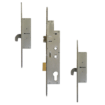 FULLEX Crimebeater 20mm Lever Operated Latch & Deadbolt Twin Spindle - 2 Hook - 35/92-62 - 20mm Faceplate