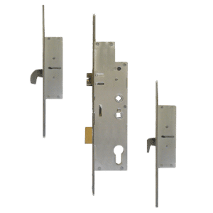 FULLEX Crimebeater 20mm Lever Operated Latch & Deadbolt Twin Spindle - 2 Hook - 45/92-62 - 20mm Faceplate