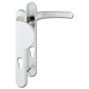 HOPPE UPVC Lever / Fixed Pad Door Furniture 554/3360N - 92mm Centres White