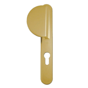 HOPPE UPVC Lever / Fixed Pad Door Furniture 554/3360N - 92mm Centres Gold