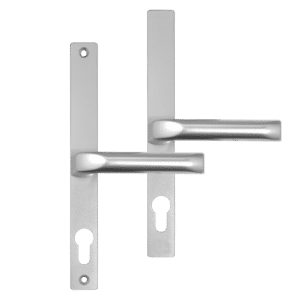 HOPPE UPVC Lever Door Furniture To Suit Fullex - 68mm Centres Silver