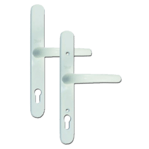 YALE UPVC Lever Door Furniture - Retro - 92mm Centres WH Visi