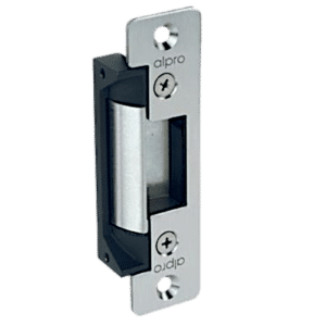 ALPRO AL110 Series 12V/24V DC Mortice Release - F/U - Short Faceplate (Aluminium)