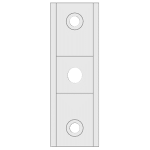 ADAMS RITE Backplate To Suit 5015 Deadlock - 5015 Backplate