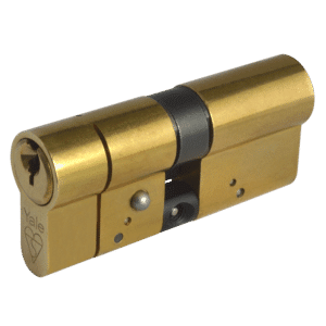 YALE Snap Resistant Euro Double Cylinder - 70mm 35/35 (30/10/30) KD PB