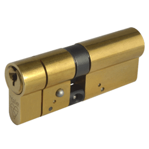 YALE Snap Resistant Euro Double Cylinder - 80mm 35/45 (30/10/40) KD PB
