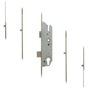 FUHR 855 Type 2 Key Wind Latch & Deadbolt - 2 Roller & 2 Mushrooms - 35/92