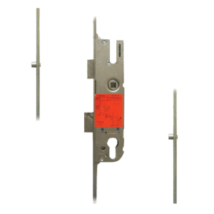 GU Secury Lever Operated Latch & Deadbolt Attachment For Shootbolts - 2 Roller - 28/92