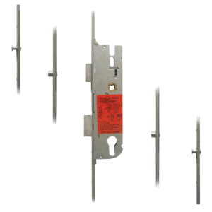 GU Secury Europa Lever Operated Latch & Deadbolt Split Spindle - 2 Roller & 2 Mushrooms - 35/92