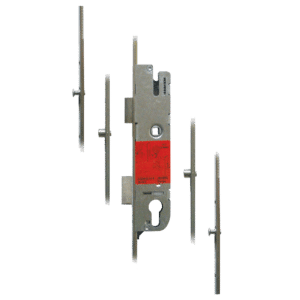 GU Secury Europa Lever Operated Latch & Deadbolt - 2 Roller & 2 Mushrooms - 28/92