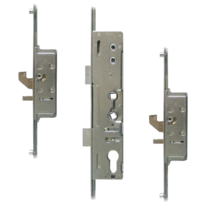 MILA Master Lever Operated Latch & Deadbolt Twin Spindle - 2 Hook & 4 Roller - 35/92-62