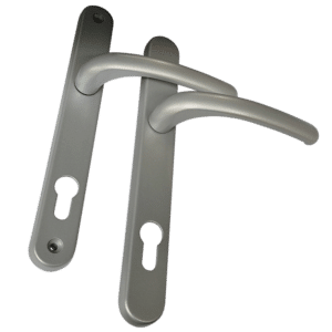 FAB & FIX Balmoral 92PZ Lever/Lever UPVC Furniture - Satin Silver
