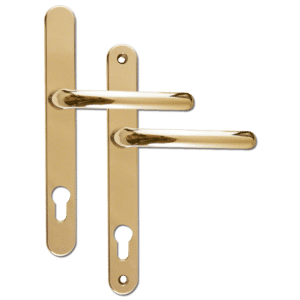 FAB & FIX Balmoral 92PZ Lever/Lever UPVC Furniture - Brass