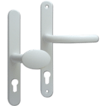 FAB & FIX 92/62PZ Offset Lever/Pad UPVC Furniture - Ashford - White