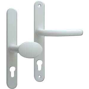 FAB & FIX 92/62PZ Offset Lever/Pad UPVC Furniture - Ashford - White