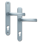 MILA Prolinea 92 Lever/Lever UPVC Furniture - 240mm Backplate - Chrome
