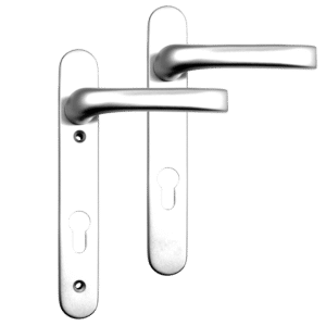 MILA Prolinea 92 Lever/Lever UPVC Furniture - 220mm Backplate - Chrome