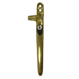 SECURISTYLE Virage Offset Cockspur Espag Handle - 21mm - RH - Locking - Gold