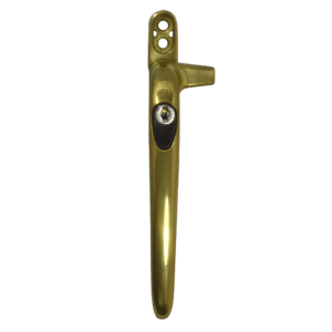 SECURISTYLE Virage Offset Cockspur Espag Handle - 21mm - LH - Locking - Gold