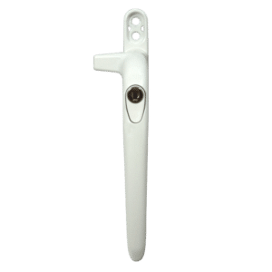 SECURISTYLE Virage Offset Cockspur Espag Handle - 21mm - RH - Locking - White