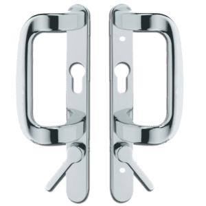 YALE Sparta Patio Door Handle With Levers - Euro - Chrome