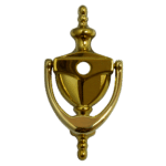 AVOCET Door Knocker Cut For Viewer - Gold