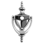 AVOCET Door Knocker Cut For Viewer - Chrome
