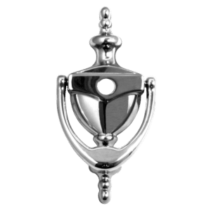 AVOCET Door Knocker Cut For Viewer - Chrome